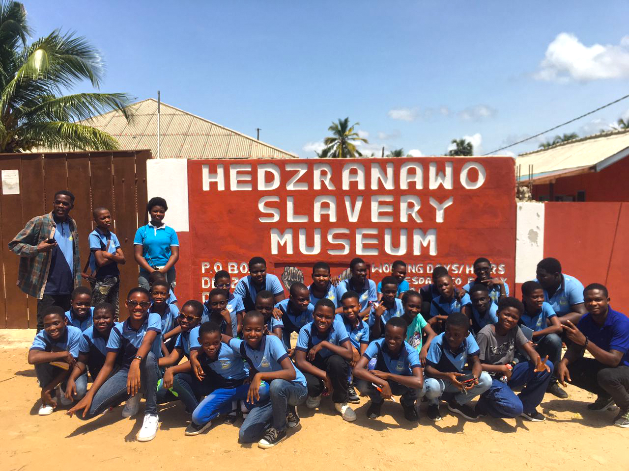Front view of the Hedzranawo Slavery Museum